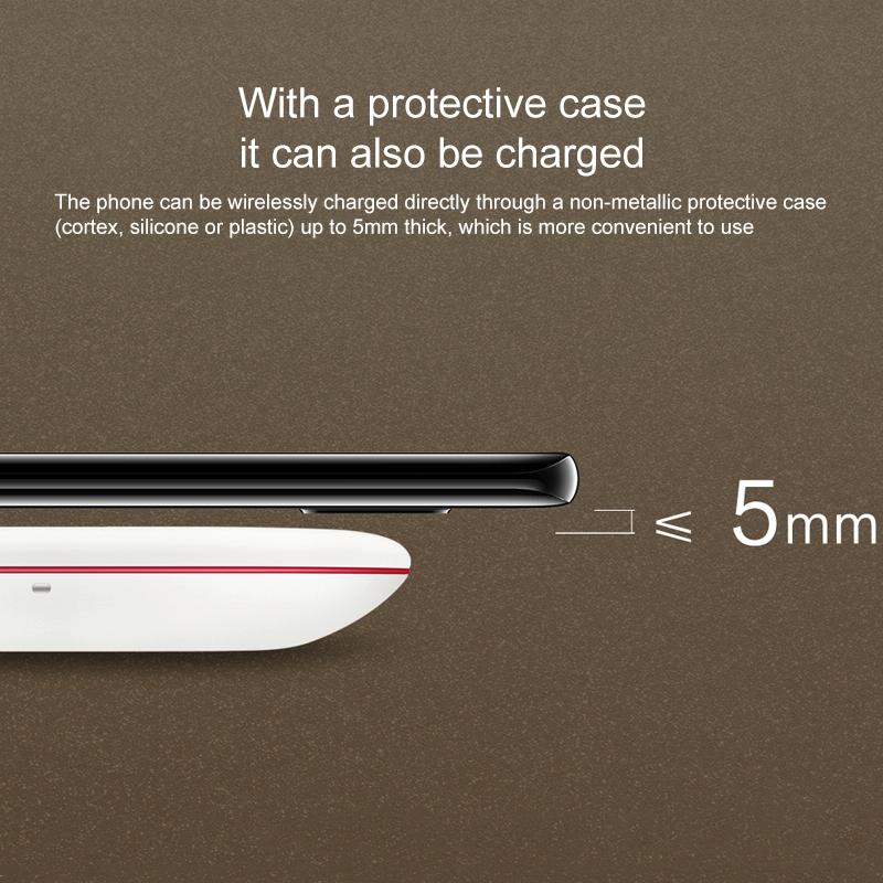 15W Fast Wireless Charger With 5A Cable & 10V / 4A Plug 4