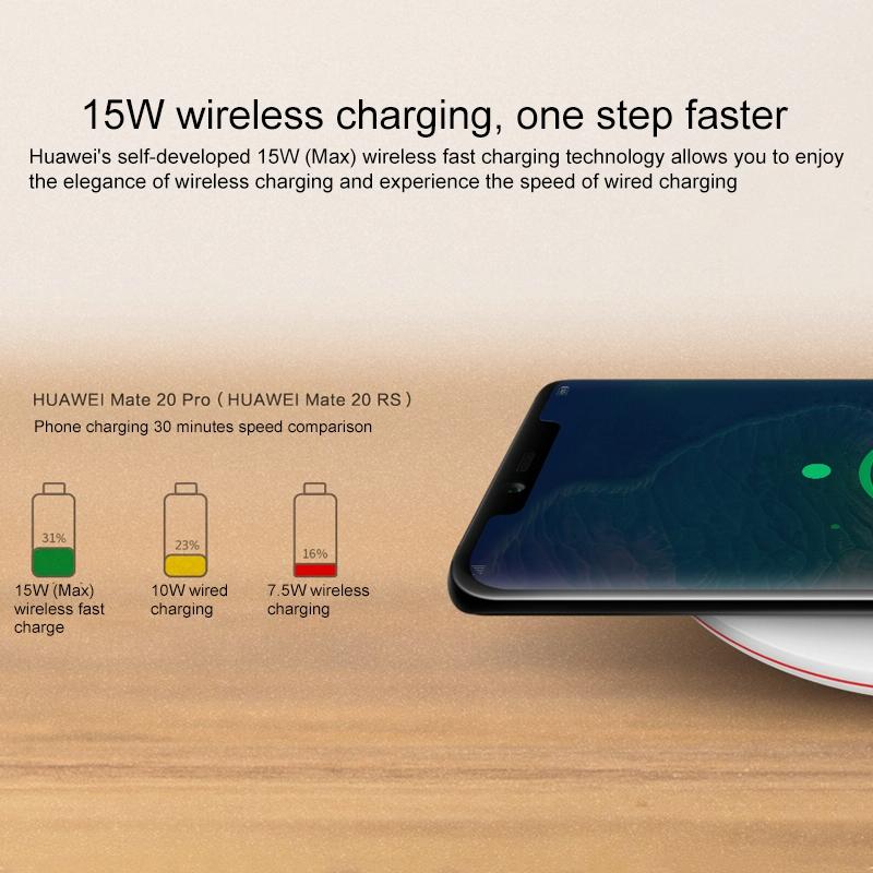 15W Fast Wireless Charger With 5A Cable & 10V / 4A Plug 13