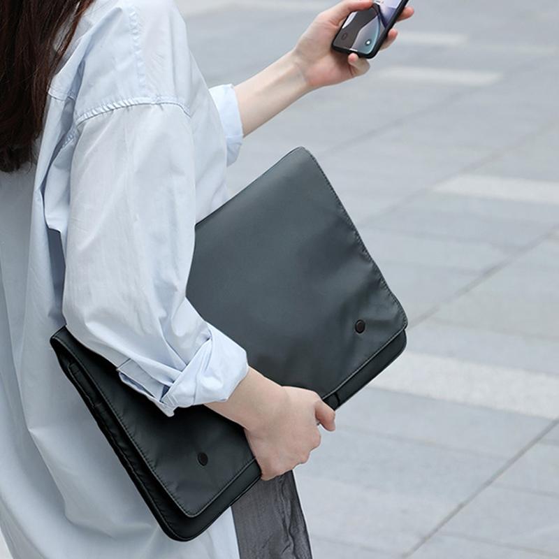 13 Inch Multi-layer Laptop Sleeve - Waterproof & Shock-absorbing Storage Bag - White - 15 Inch 10