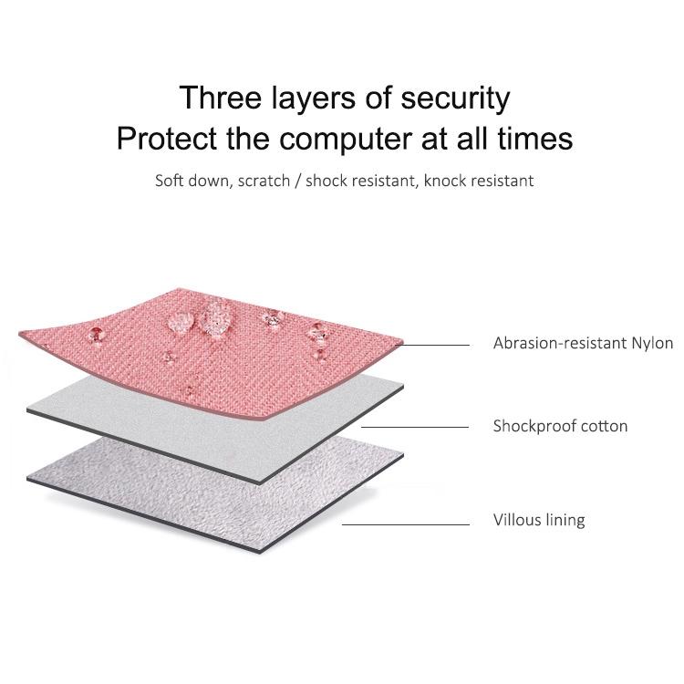 15.4 Inch Laptop Handheld Briefcase Storage Bag - no Shoulder Strap - Grey 8