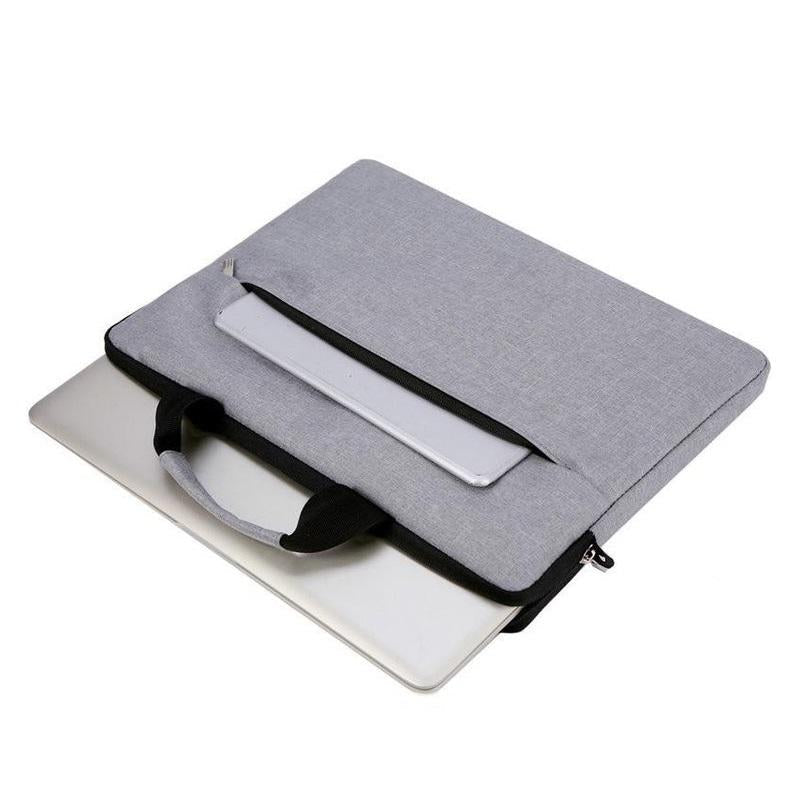 15 Inch Waterproof Portable Notebook Bag - Multifunctional Single Shoulder Computer Bag - Gray 4