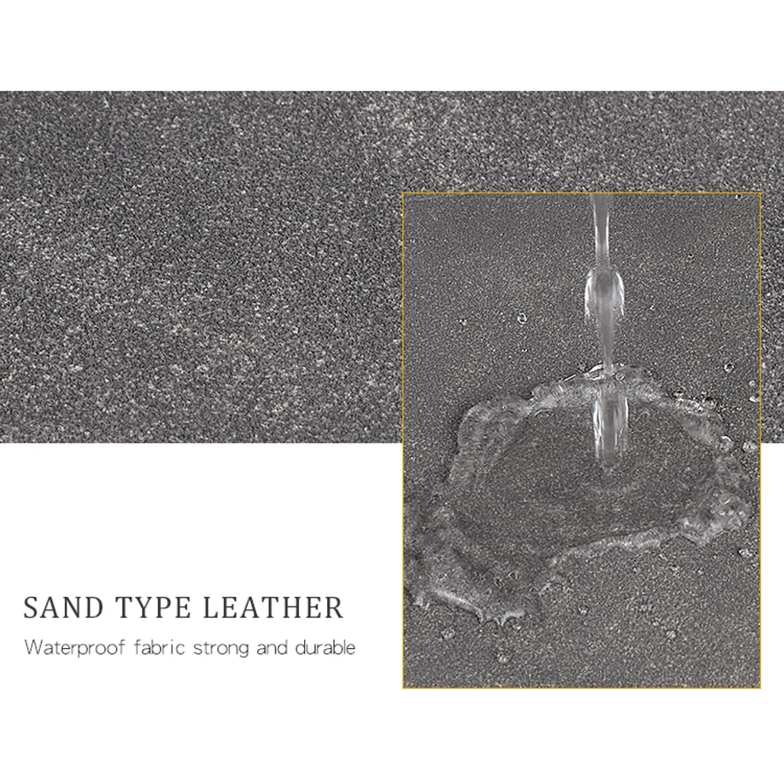 15.6 Inch Detachable Shoulder Laptop Bag - Frosted Pu Business - Light Gray 4