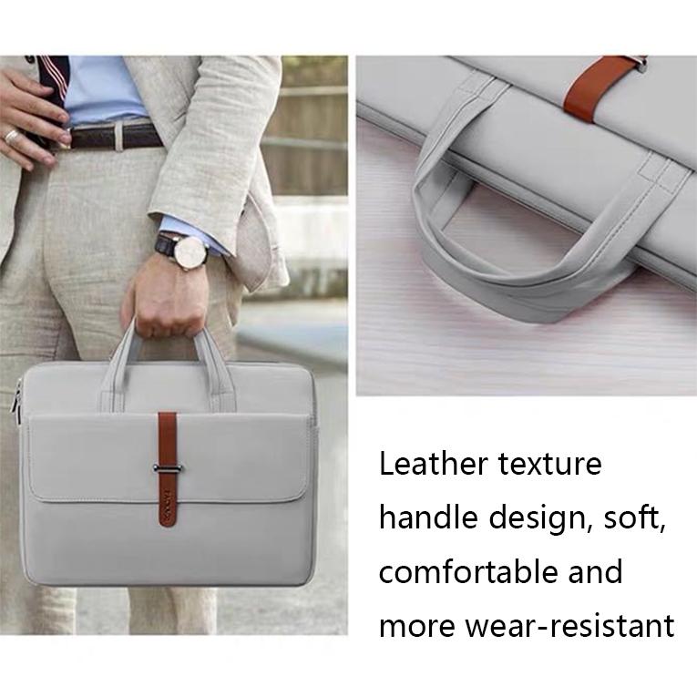 15-15.6 Inch Pink Pu Waterproof Laptop Bag - Durable and Stylish 8