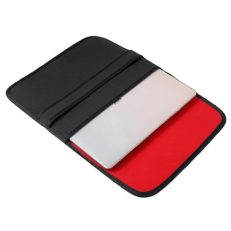 Horizontal Flap Clutch Bag with Neoprene Laptop Lining - Blue - 14 Inch 3