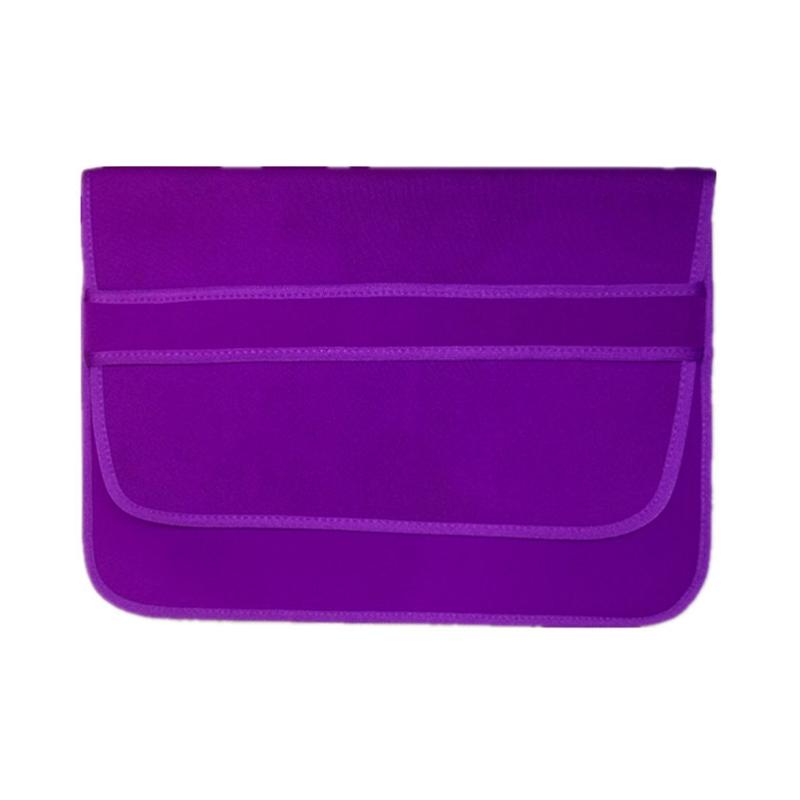 Horizontal Flap Clutch Bag with Neoprene Laptop Lining - Blue - 14 Inch 9