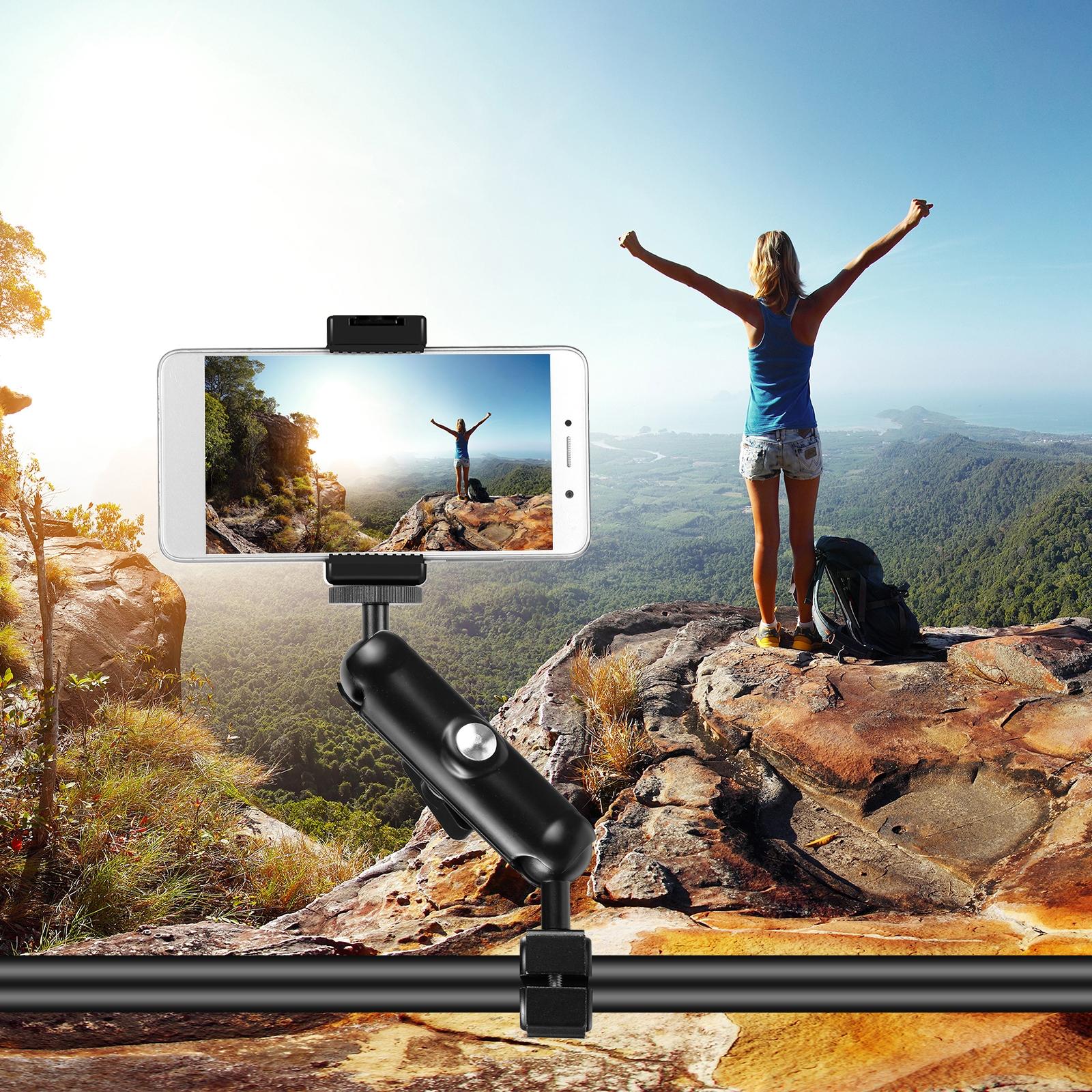 Universal Rearview Mirror Mount for Action Cameras 16.5 x 5.5cm / 6.5 x 2.0 Inch 6