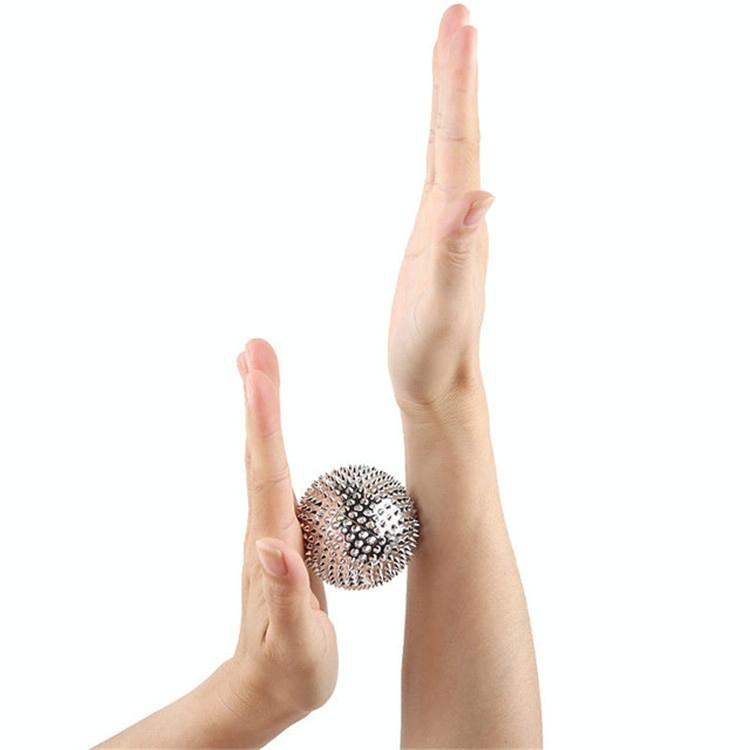 5.6Cm Magnetic Massage Ball For Muscle Relaxation - Silver 7