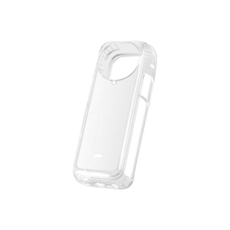 Clear Soft Tpu Protective Case for Insta360 X4 - 1.5mm Thickness - Clear Black - With Neck Strap 11