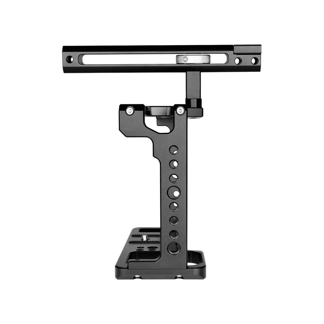 Camera Cage Stabilizer With Handle - Black for Panasonic Lumix Dc-S1H / Dc-S1 / Dc-S1R 11