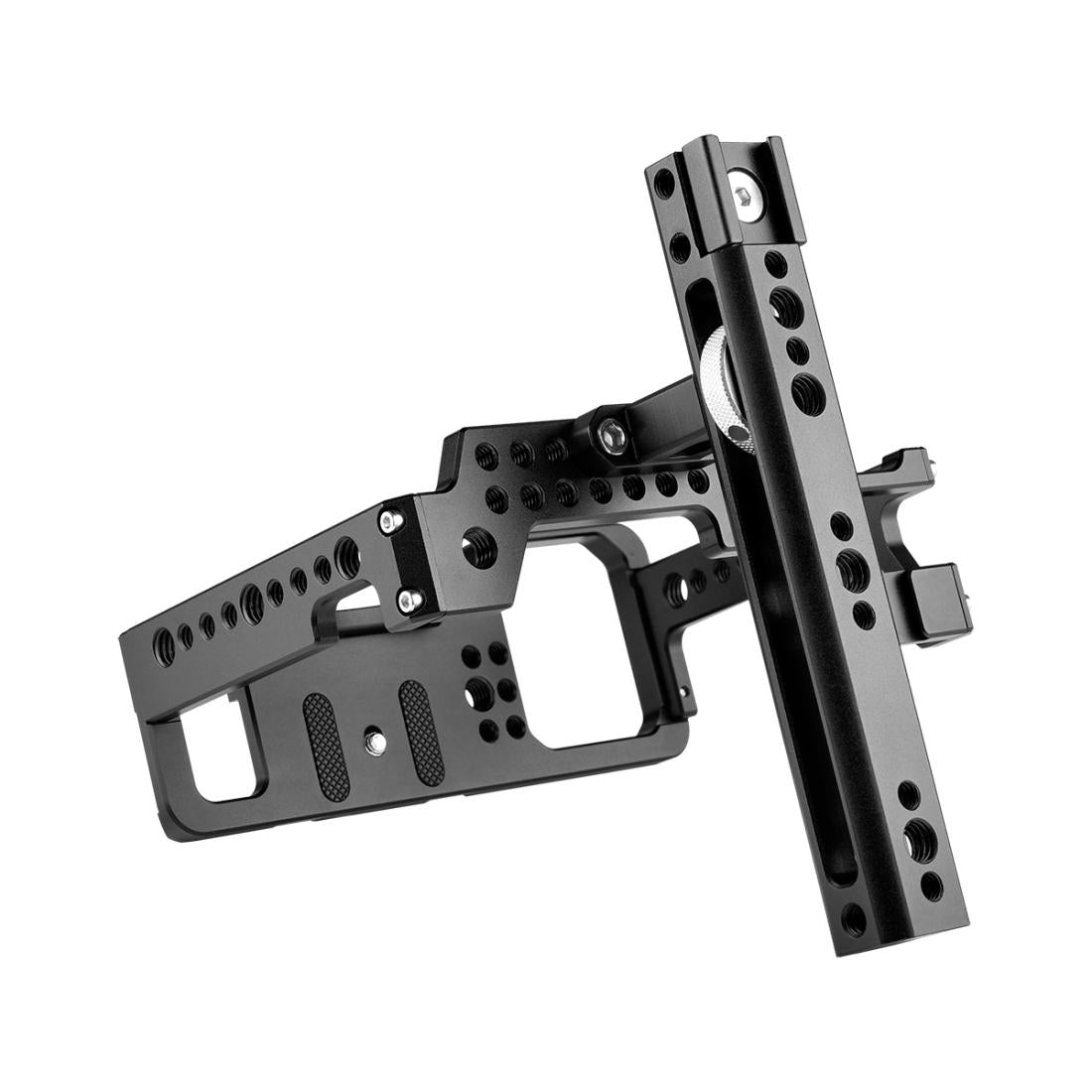Camera Cage Stabilizer With Handle - Black for Panasonic Lumix Dc-S1H / Dc-S1 / Dc-S1R 12
