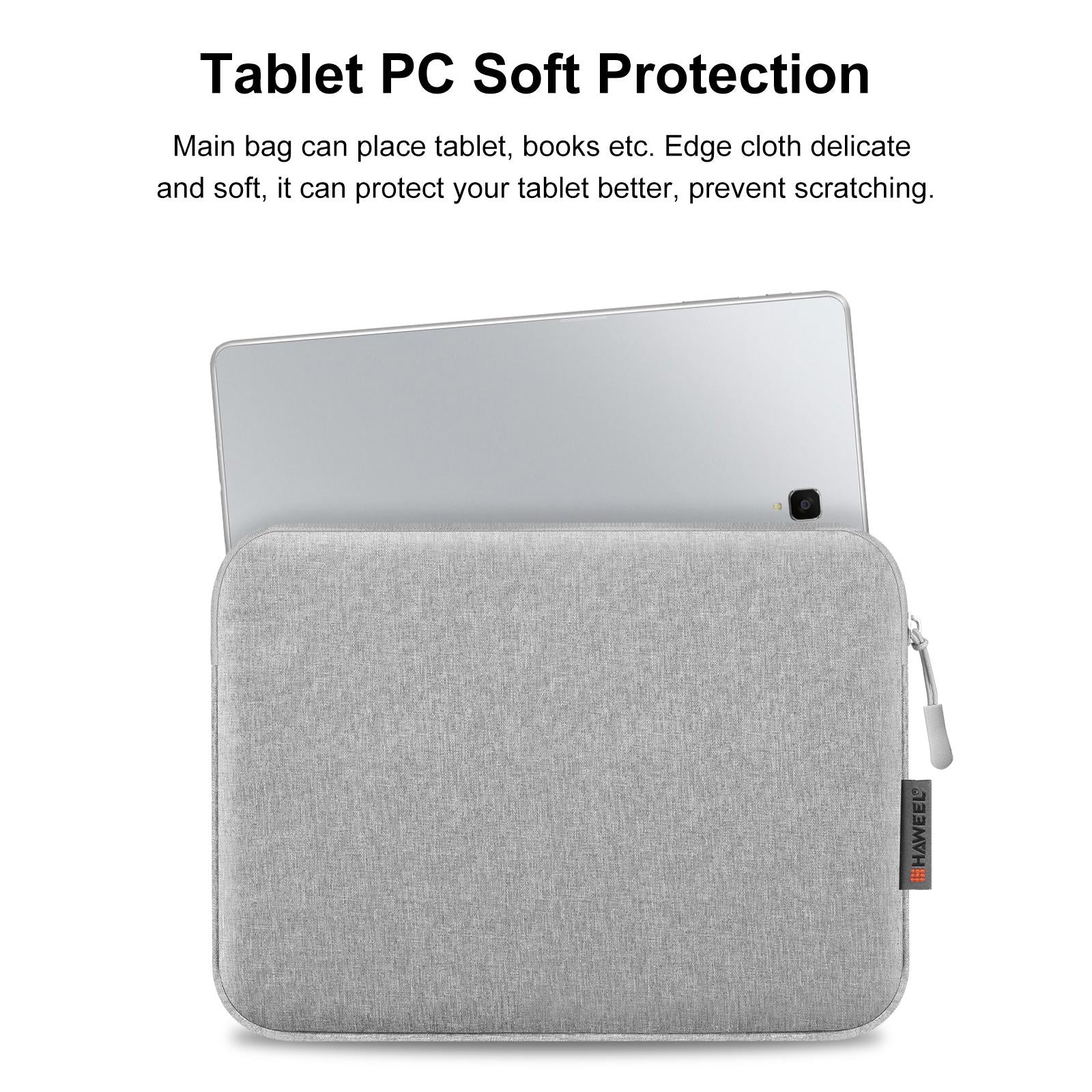 11 Tablet Sleeve Briefcase for 9.7-11.0 Tablets - Zipper Closure - Black 6