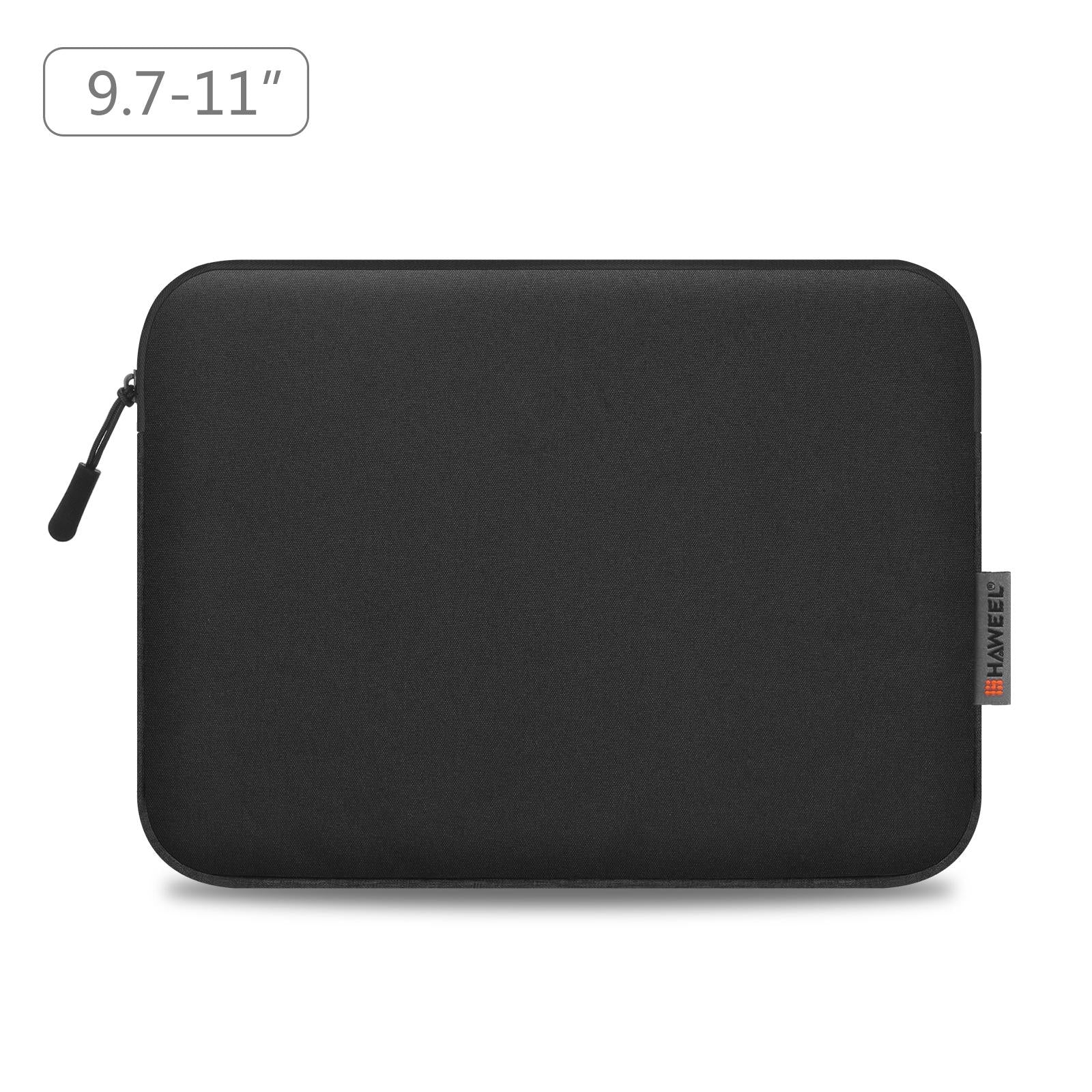 11 Tablet Sleeve Briefcase for 9.7-11.0 Tablets - Zipper Closure - Black 9