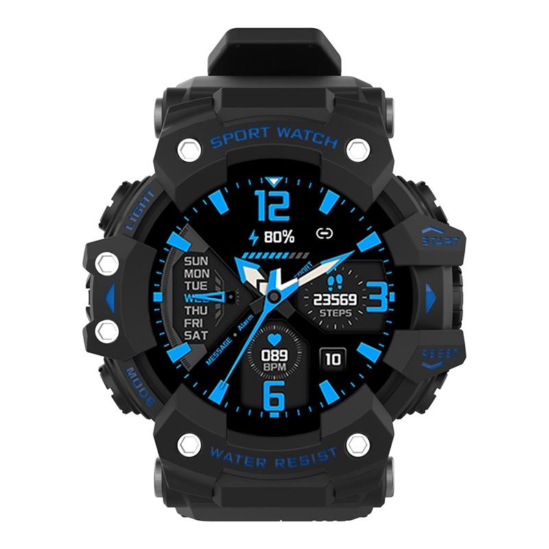 1.28 Inch Waterproof Smart Watch With Heart Rate & Blood Pressure Monitoring - Black 3
