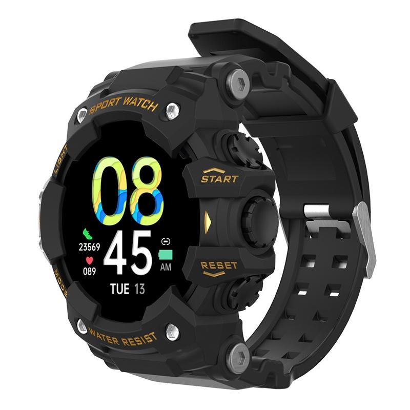 1.28 Inch Waterproof Smart Watch With Heart Rate & Blood Pressure Monitoring - Black 13