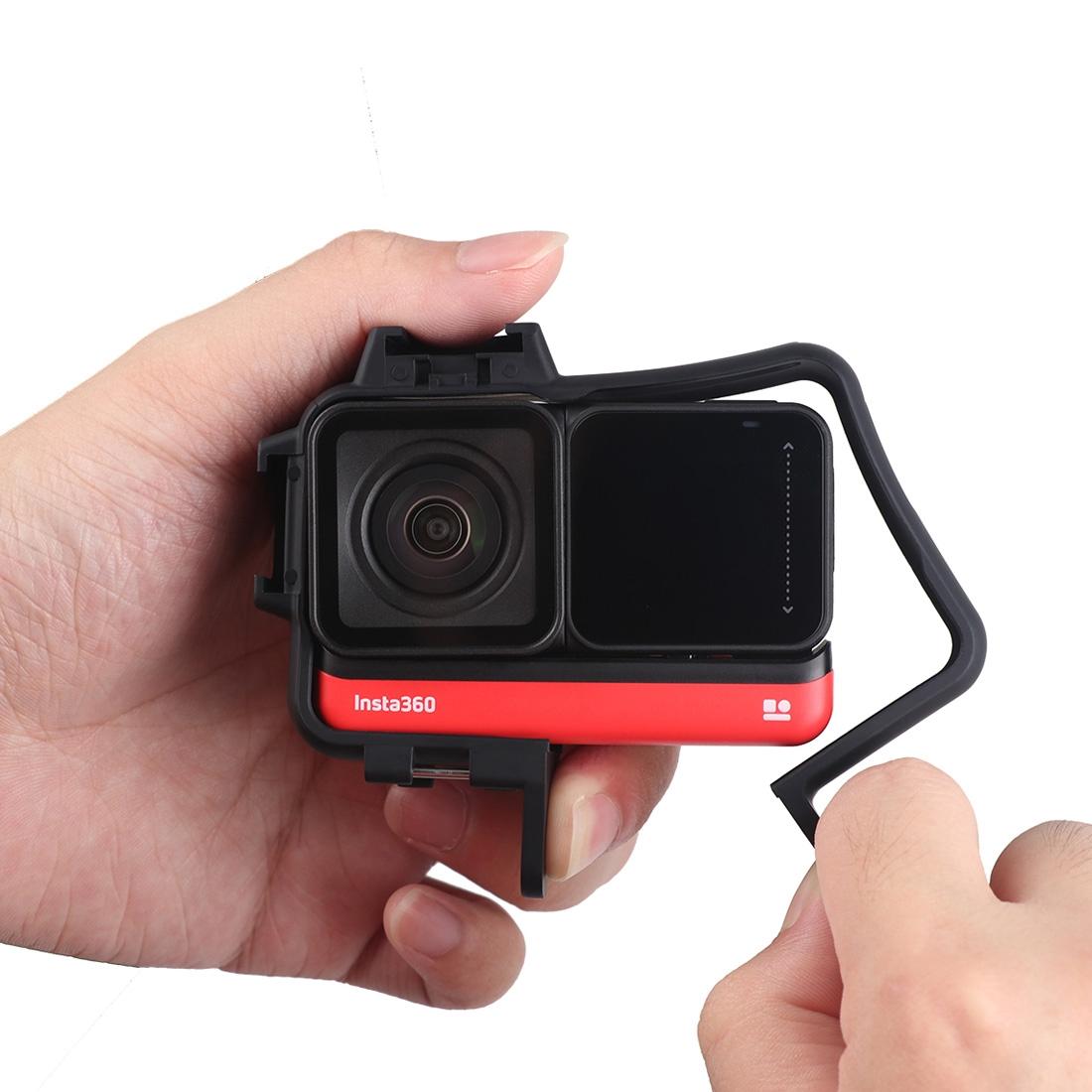 Insta360 one r Protective Cage with Tripod Adapter and Cold Shoe 4