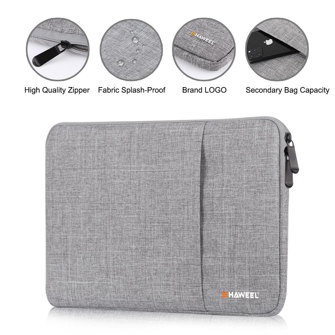 13 Inch Laptop Sleeve Case with Zipper for Macbook Samsung Sony Dell Alienware Chuwi Asus Hp - Black 5