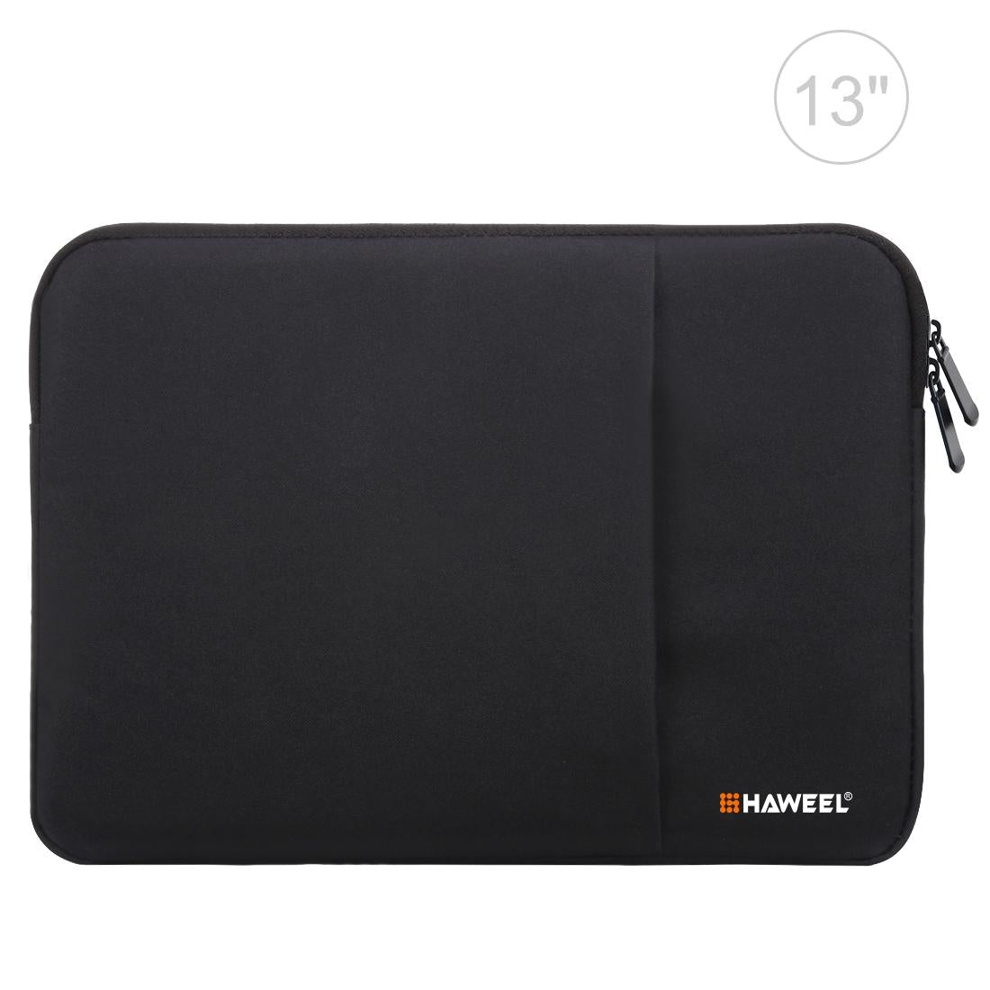 13 Inch Laptop Sleeve Case with Zipper for Macbook Samsung Sony Dell Alienware Chuwi Asus Hp - Black 14