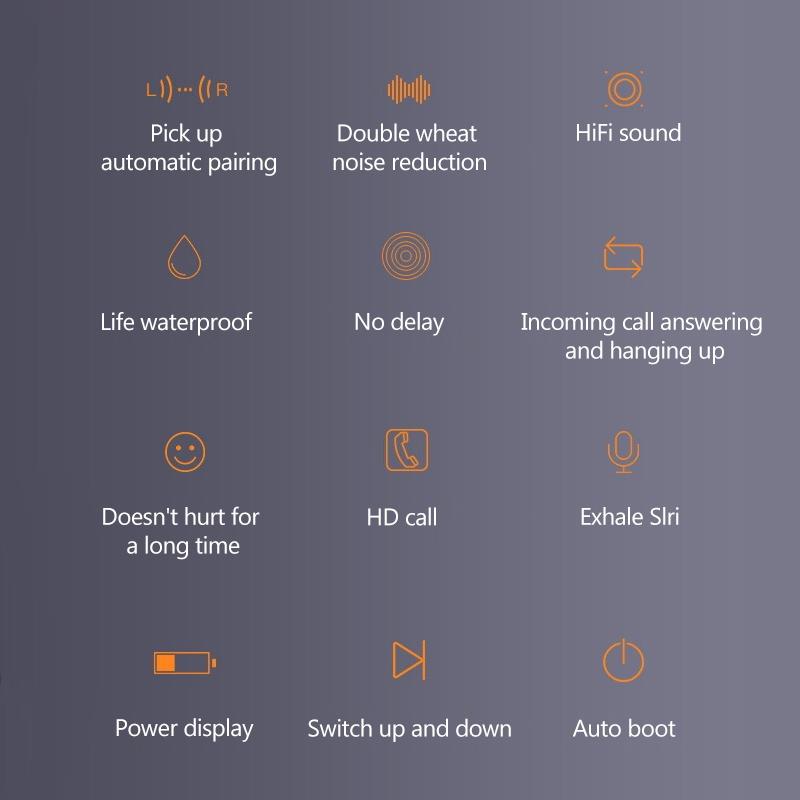 Wireless Bluetooth 5.0 Earbuds with Charging Case 6