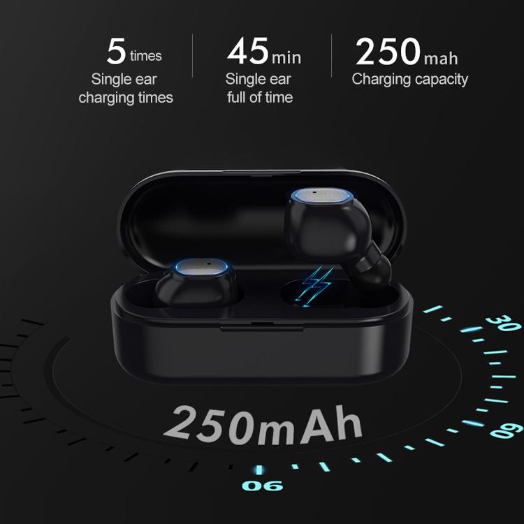 Wireless Sports Bluetooth Earphones - Binaural Stereo 5.0 - Black 7