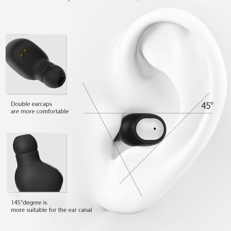 Wireless Sports Bluetooth Earphones - Binaural Stereo 5.0 - Black 12