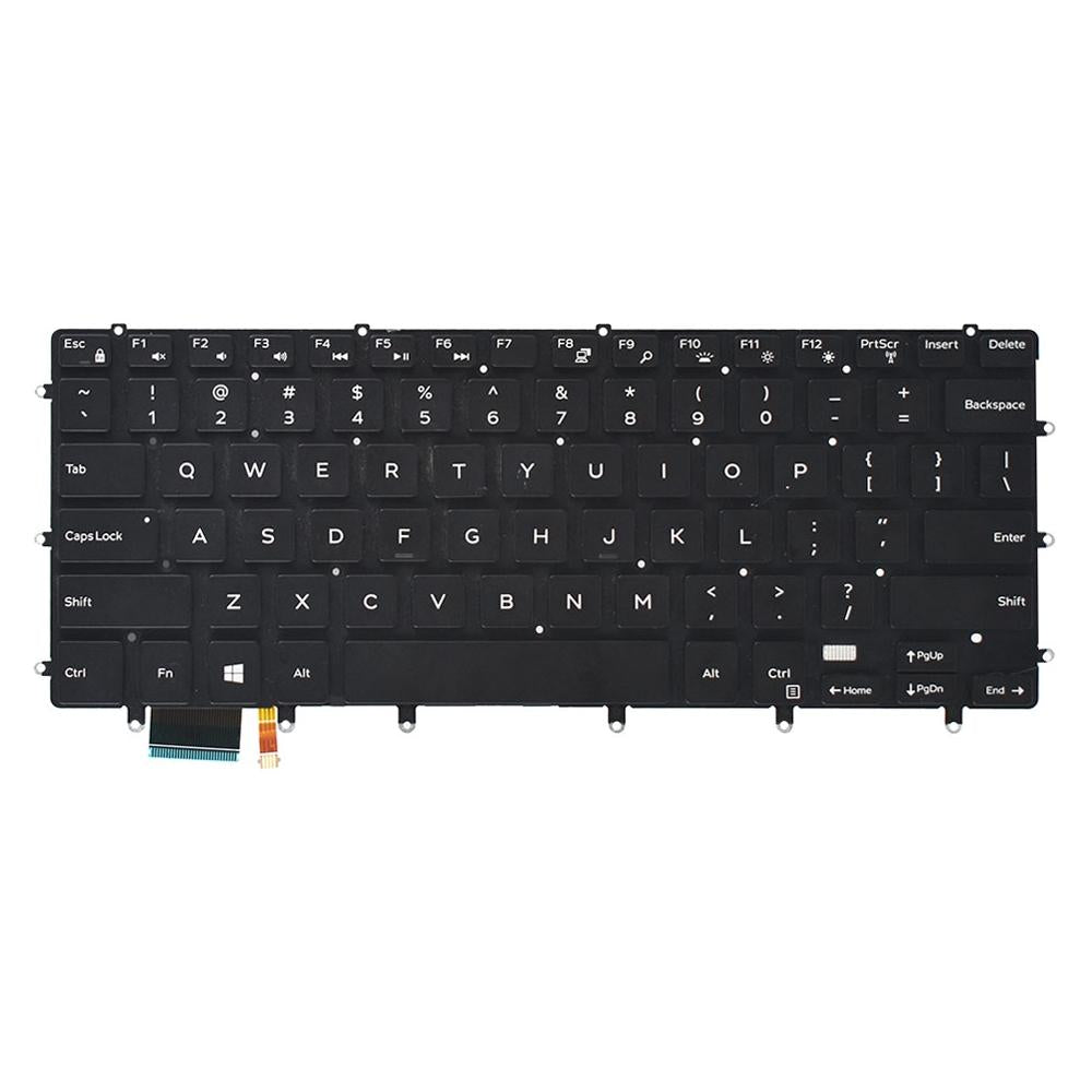 Backlit us Keyboard for Dell Xps 15 9550 / 9560 - Black 3
