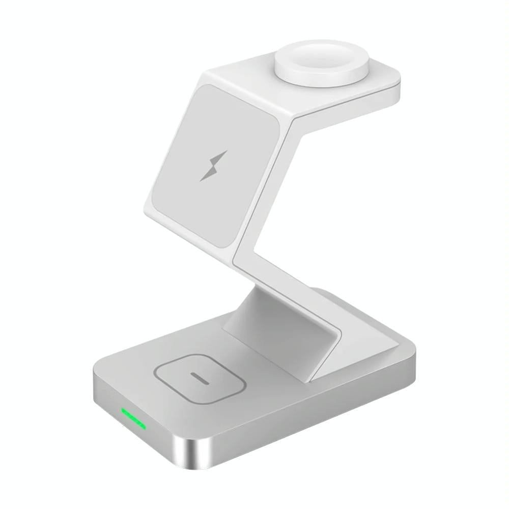 15W 3 In 1 Magnetic Wireless Charger For Iphone Watch Airpods - Black 3