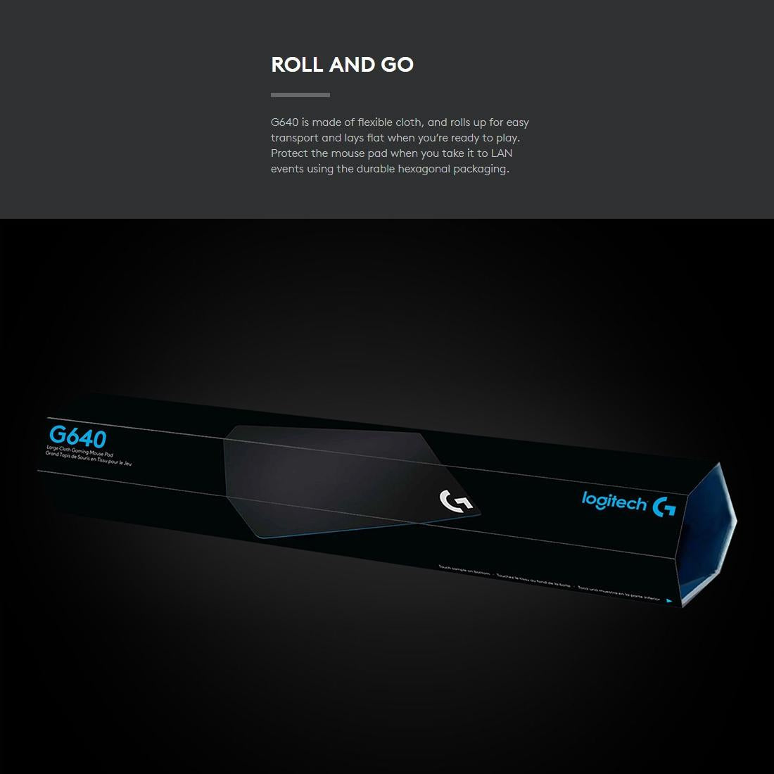Soft Cloth Gaming Mouse Pad 46 X 40Cm Black 6