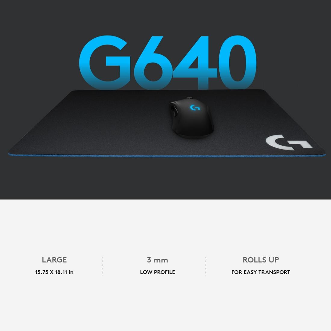 Soft Cloth Gaming Mouse Pad 46 X 40Cm Black 7