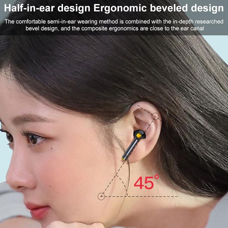 Waterproof Bluetooth Earphones with Digital Display - Black 4