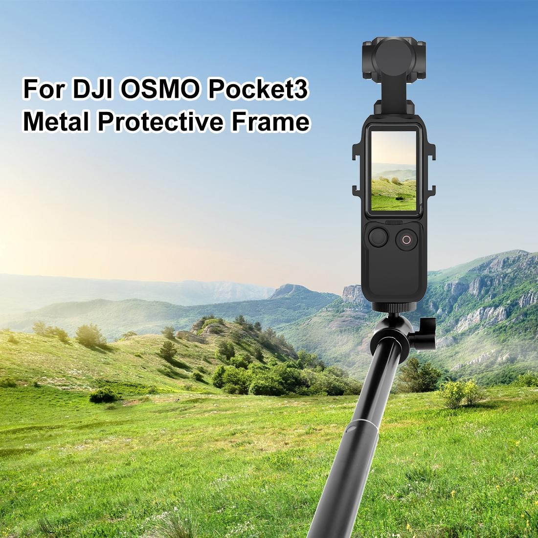 Dual Cold Shoe Adapter Bracket for Dji Pocket 3 Cage 3