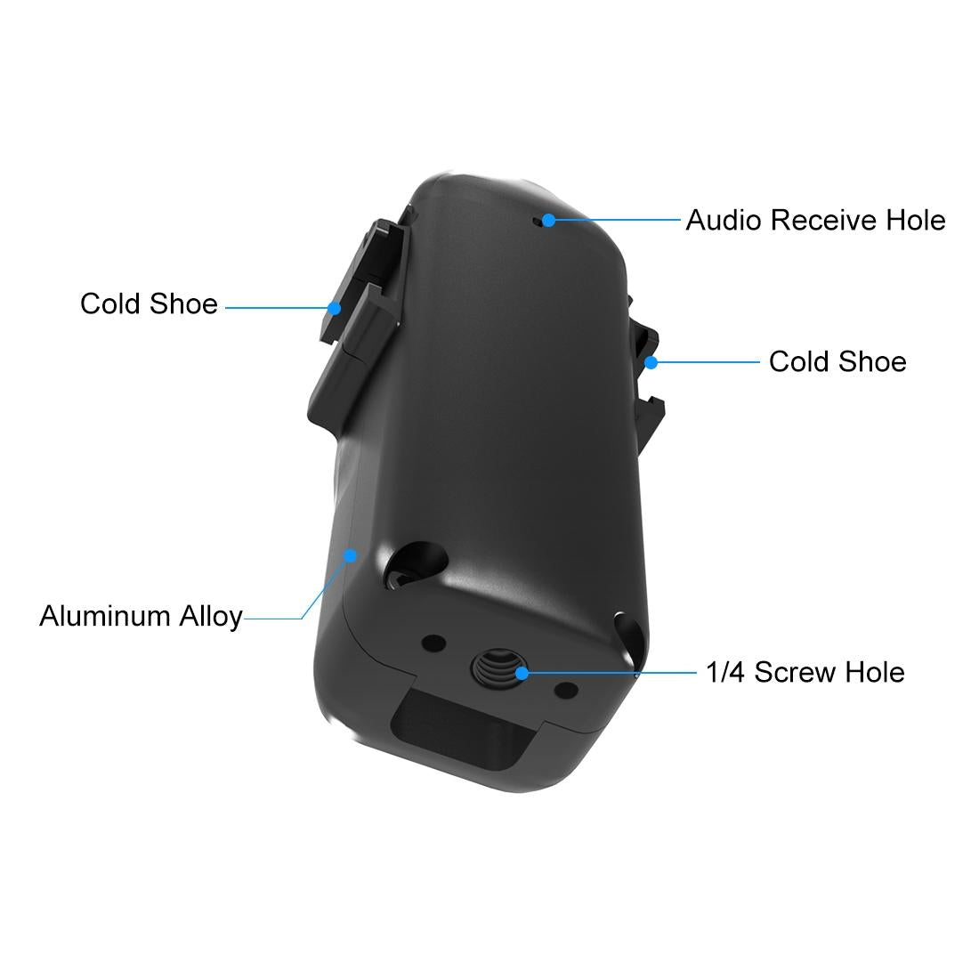 Dual Cold Shoe Adapter Bracket for Dji Pocket 3 Cage 6