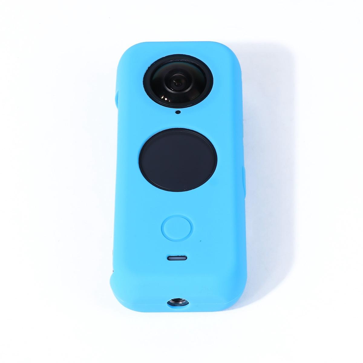 Full Body Dust Proof Silicone Protective Case for Insta360 one X2 - Black 6