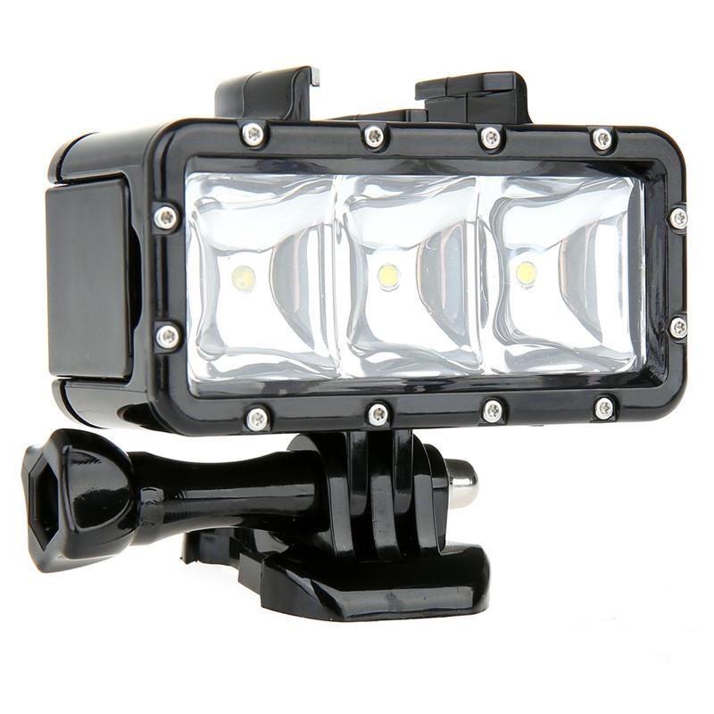 Waterproof Action Camera Light for Gopro Hero12 - 30m 300lm 3