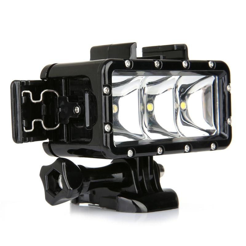 Waterproof Action Camera Light for Gopro Hero12 - 30m 300lm 5