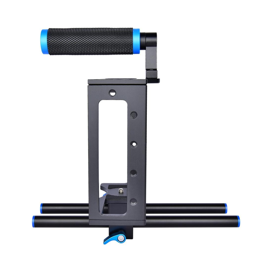 Protective Dslr Camera Cage With Stabilizer And Top Handle - Black 6