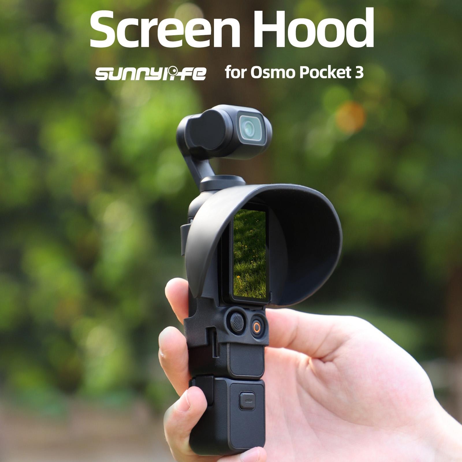 Protective Sunshade Hood for Dji Pocket 3 Screen 3