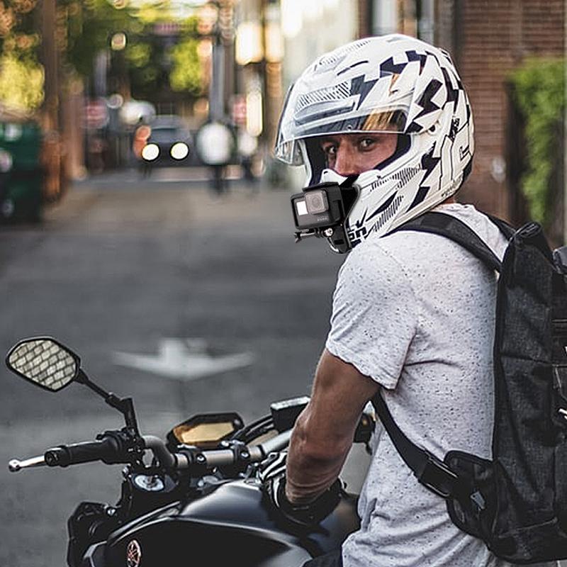 Universal Action Camera Helmet Mount - Compatible with Gopro Insta360 Dji and More 7