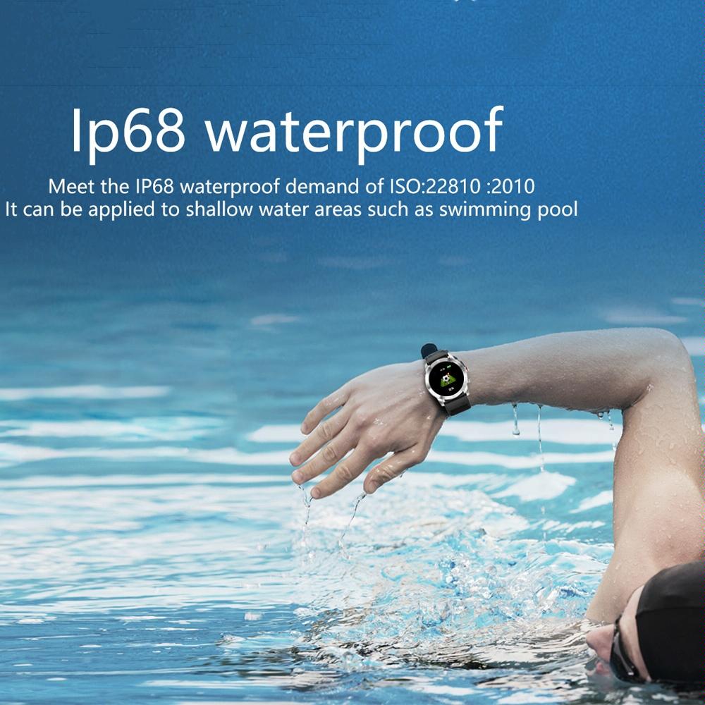Waterproof Smart Bracelet With Call Reminder And Heart Rate Monitor - Ip68 - Black 8