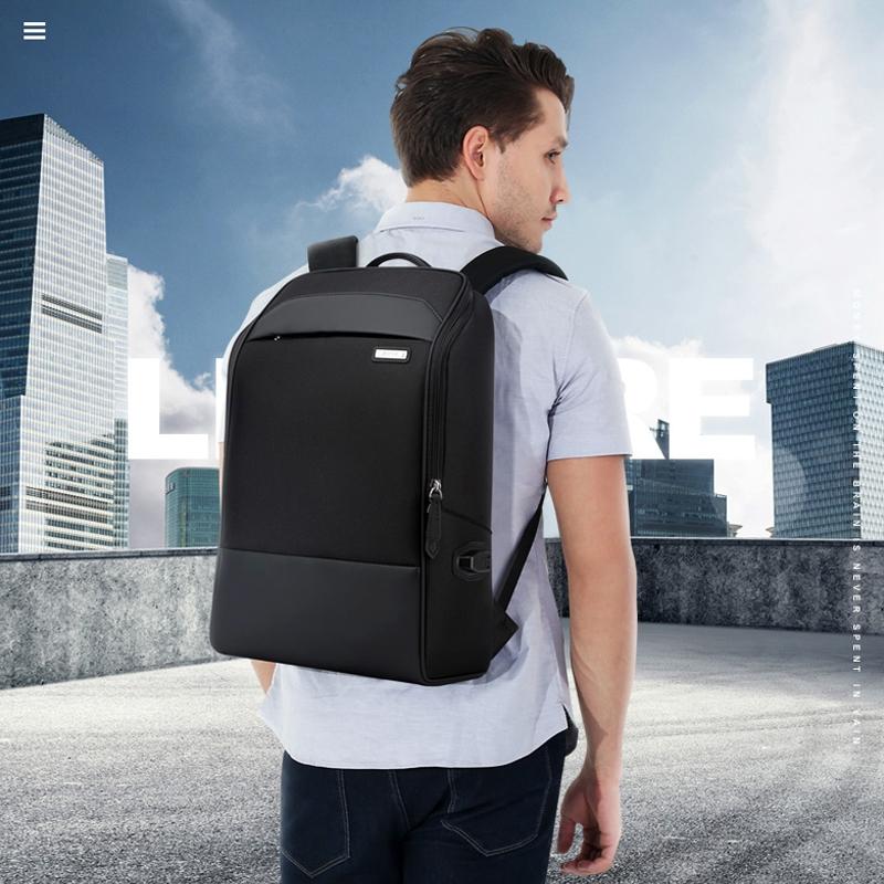 Waterproof Anti-Theft Usb Shoulder Bag - Large Capacity - Black 9