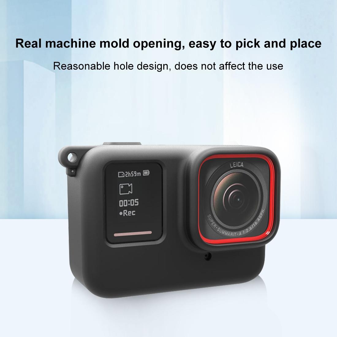 Silicone Protective Case with Lens Cap for Insta360 Ace Pro 6