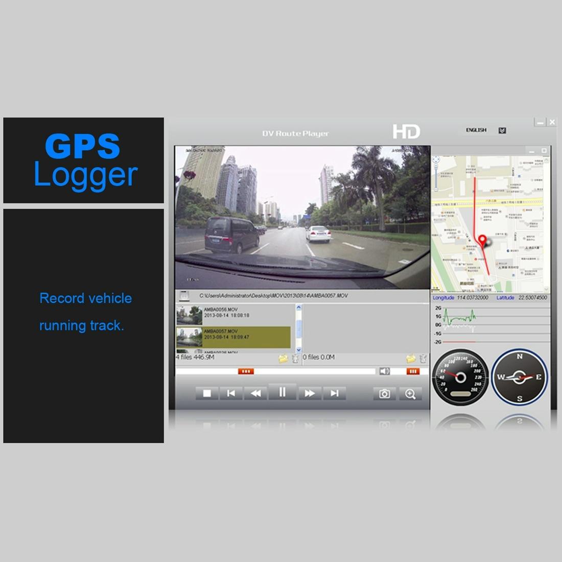 2.7 Lcd Car Dvr Camera with 170 Degree Wide Angle 2304 x 1296p Hd Screen 6