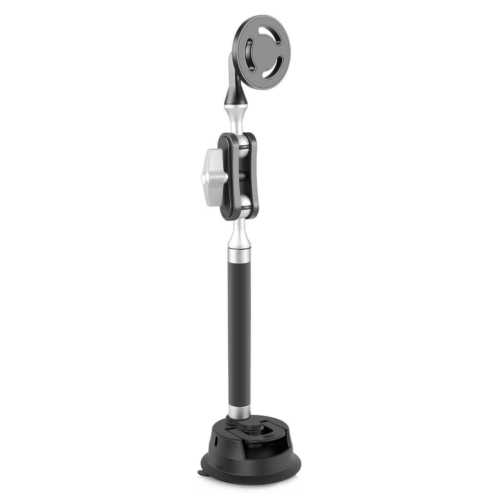 Magnetic Car Mount with Suction Cup Arm and Phone Clamp 3