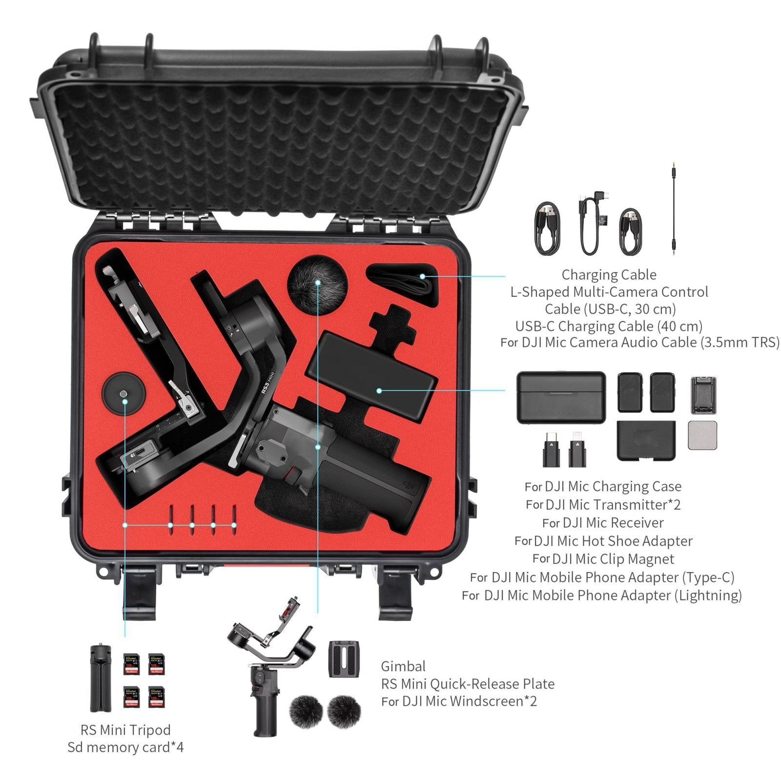 Waterproof Shockproof Portable Storage Box - Abs Material 7