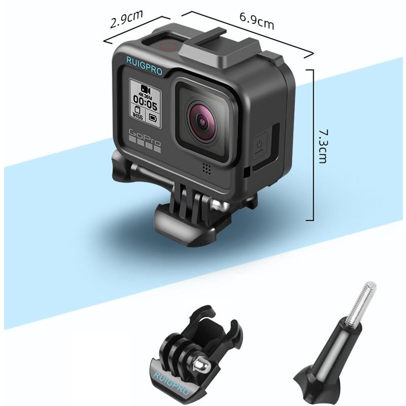 Protective Frame Mount for Gopro Hero8 - Durable Pc / Abs 7