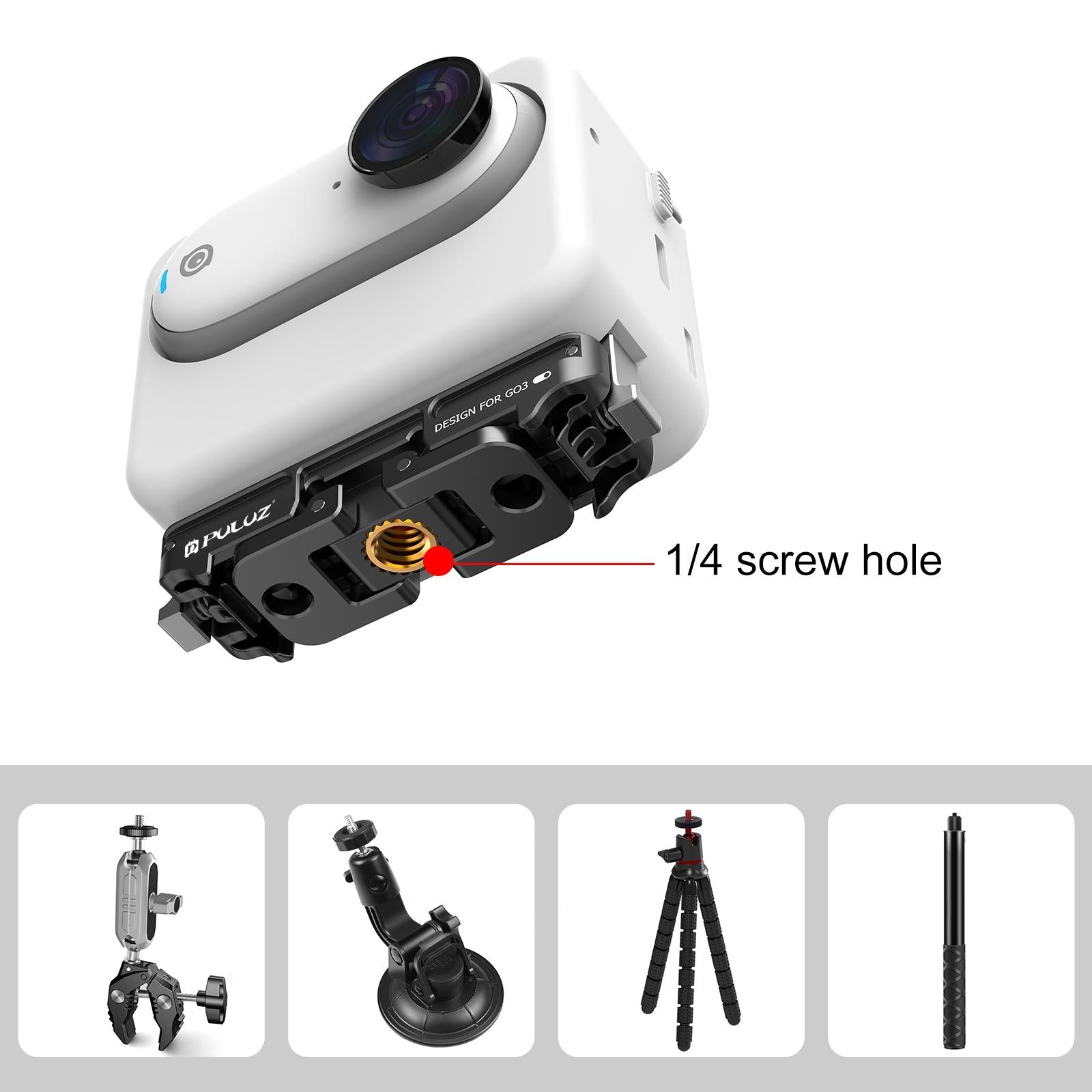 Quick Release Magnetic Base Mount for Insta360 Go3 5