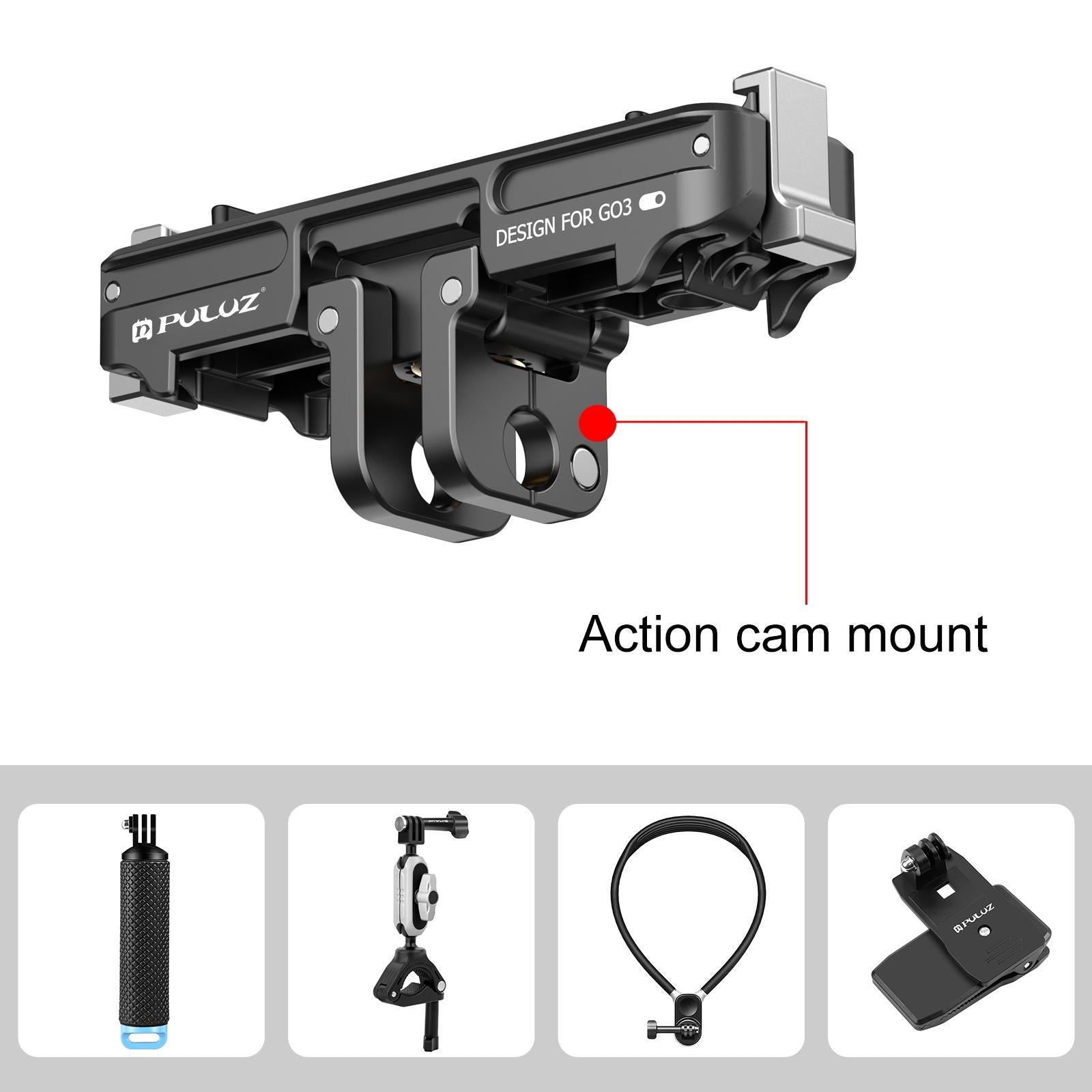 Quick Release Magnetic Base Mount for Insta360 Go3 6