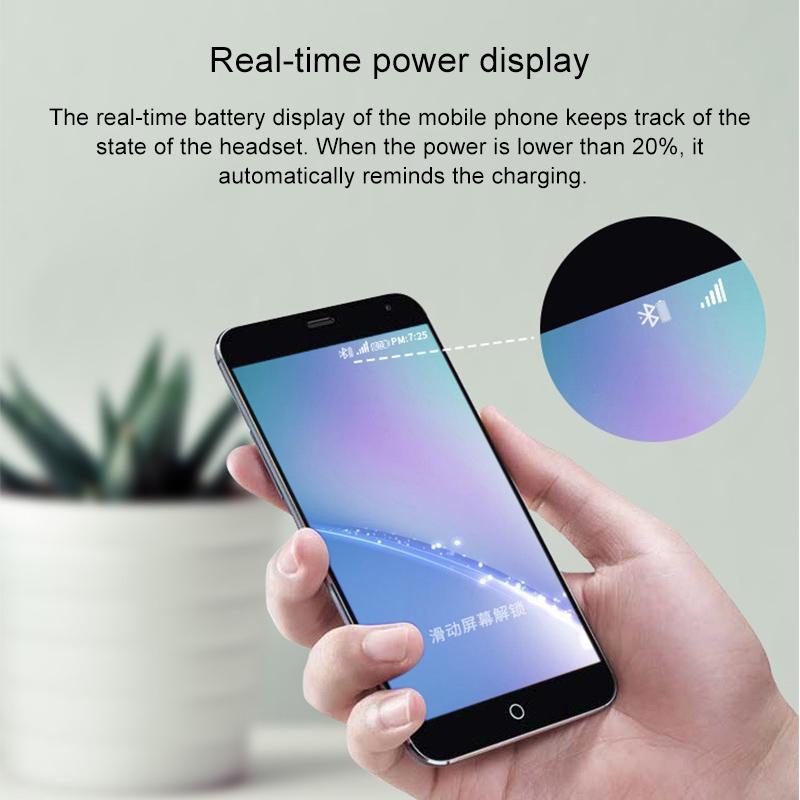 Wireless Earphones with Led Charging Box - J1 Tws - Black 12