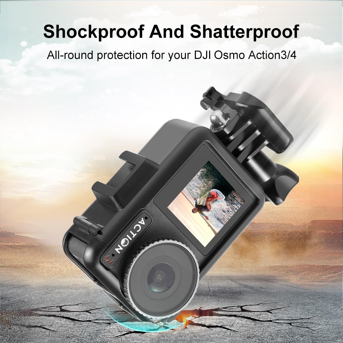 Plastic Cage with Cold Shoes for Dji Action Camera 7