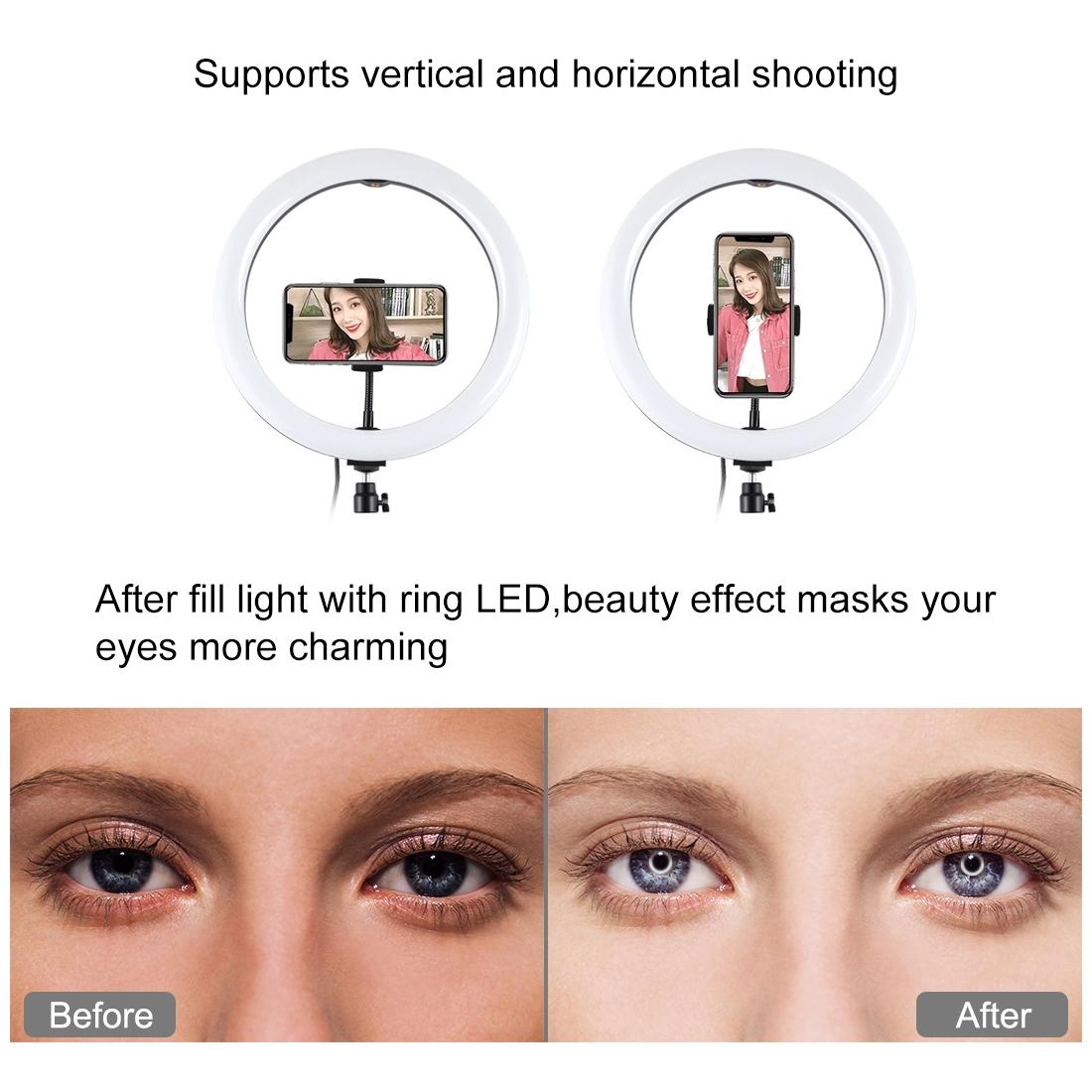 11.8 Led Ring Light Kit with Tripod and Phone Clamp 10