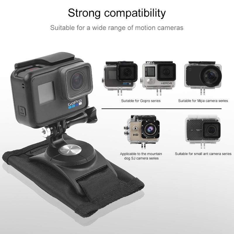360 Degree Rotating Quick Release Backpack Strap Mount for Gopro Hero12 10